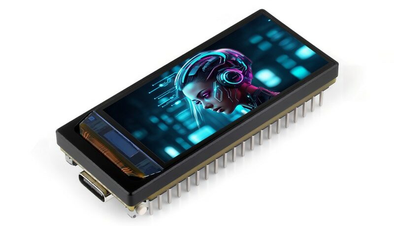Waveshare ESP32-S3-AMOLED-1.91-M is an ESP32-S3 based dev board with 1.91″ display Accelerometer Gyroscope and more Waveshare ESP32-S3-AMOLED-1.91-M is an ESP32-S3 based dev board with 1.91″ display Accelerometer Gyroscope and more