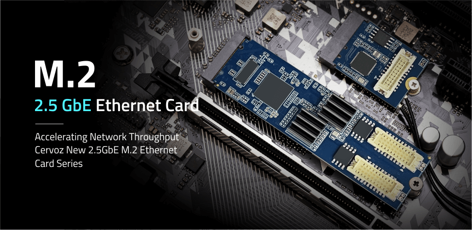Cervoz MEC-LAN-2631i PCIe Expansion Card is Designed to add 2.5GbE Connectivity with M.2 Port Cervoz MEC-LAN-2631i PCIe Expansion Card is Designed to add 2.5GbE Connectivity with M.2 Port
