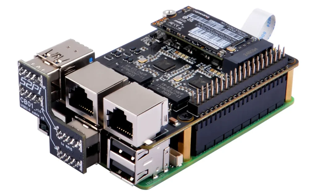 52Pi W01 U2500 HAT Adds Dual 2.5GbE Ethernet and M.2 NVMe SSD to Raspberry Pi 5 52Pi W01 U2500 HAT Adds Dual 2.5GbE Ethernet and M.2 NVMe SSD to Raspberry Pi 5